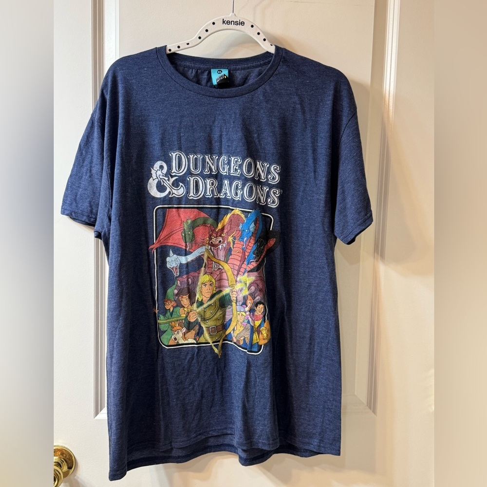 NWT -Dungeons and Dragons 80s cartoon T - Shirt from Truffle Shuffle. Ladies XL